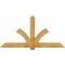 Ekena Millwork Redmond Rough Sawn Timber Gable Bracket, Western Red Cedar, 84"W x 42"H x 6"D x 6"F, 12/12 Pitch GBW084X42X0606RED00RWR - alternate 1